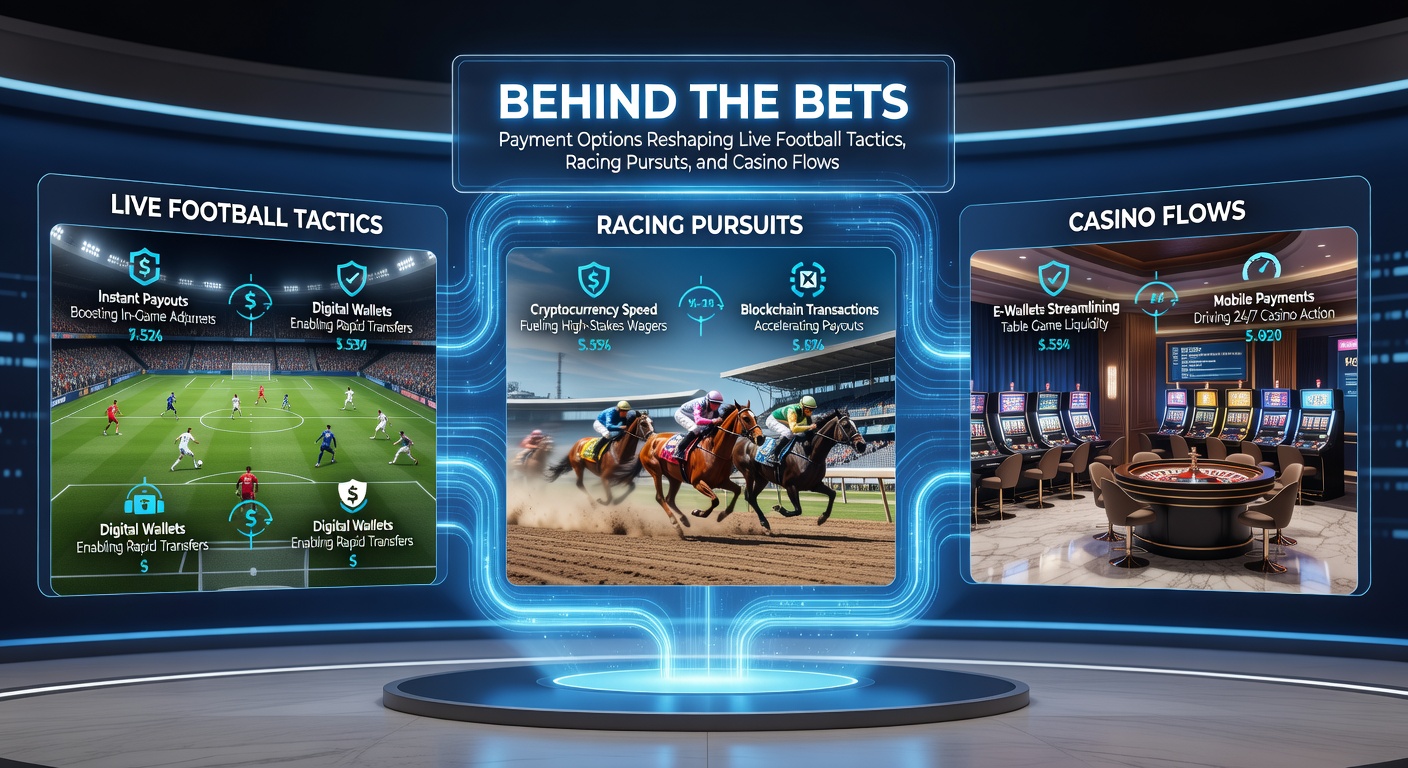 Horse racing blur of galloping steeds at a track, with overlaid payment app notifications and odds screens, capturing the high-speed intersection of bets and banking