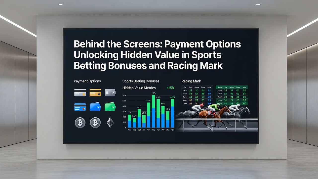 Racing market interface showing live odds and deposit confirmation screen