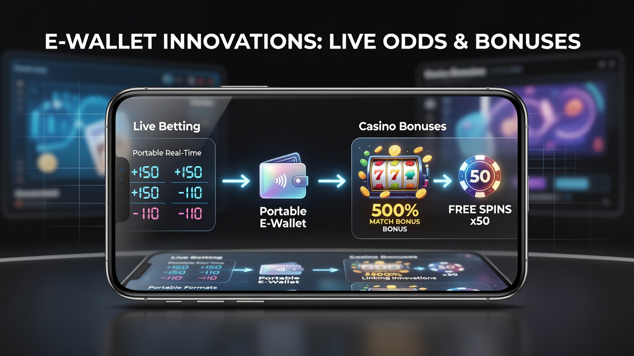Mobile screen showing e-wallet transfer syncing live sports odds with casino bonus activation