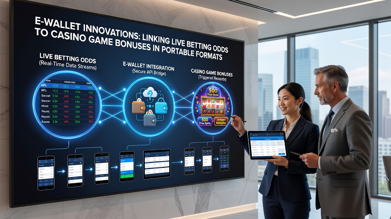 Close-up of smartphone interface displaying synced betting odds and active casino bonus balance