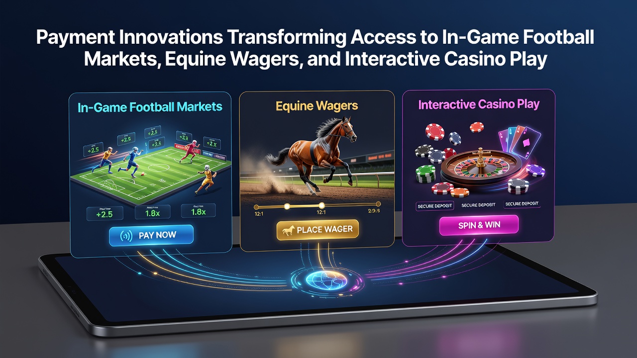 Mobile payment interfaces streamlining deposits for live betting on football and racing platforms